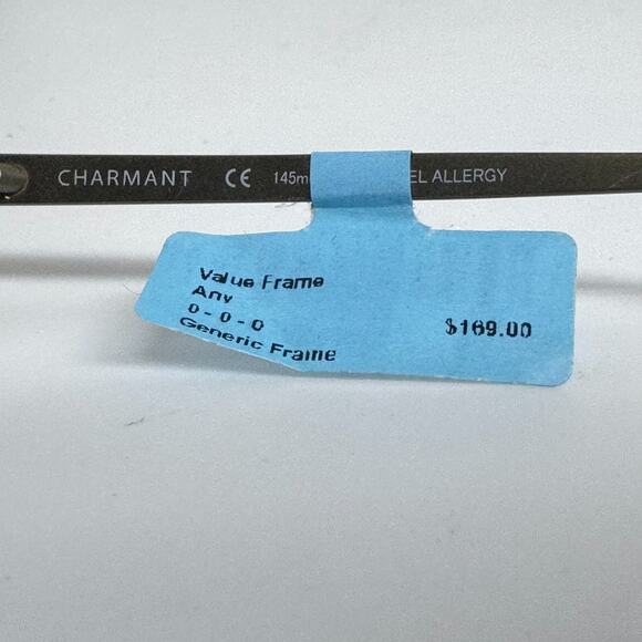 CHARMANT CH10757 BR Matte Brown 53-18-145 Frames Pure titanium Flex H17047 - Picture 6 of 7